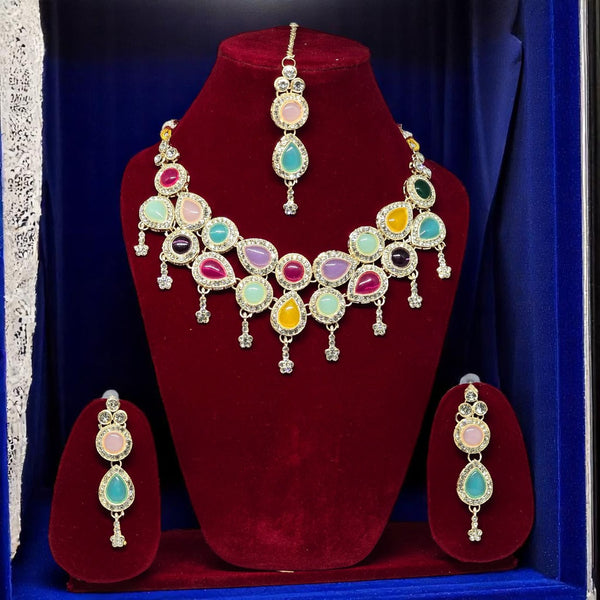 Monalisa Multi Colour Jewellery Set for Women & Girls