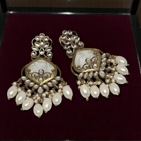 Gold Plated Kundan Earrings