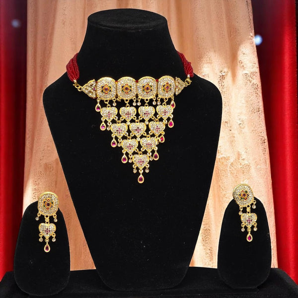 Rajputi Chocker Necklace with Earrings