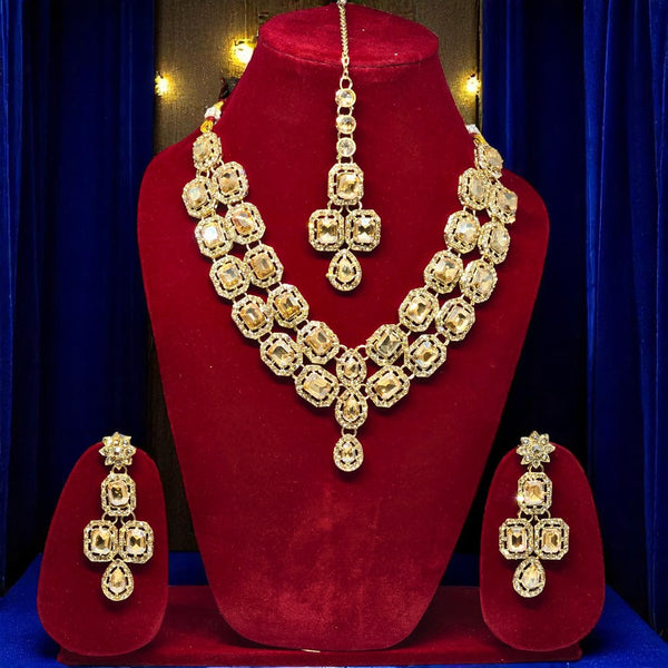 Necklace Set with Earring & Maangtika for women
