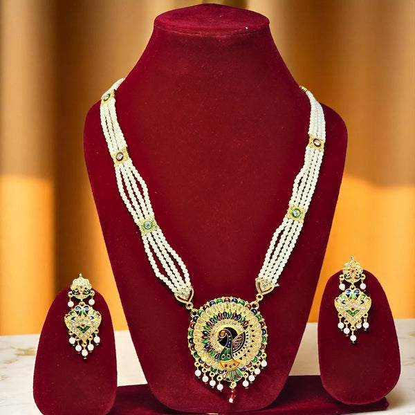 Peacock Choker Maharani Set