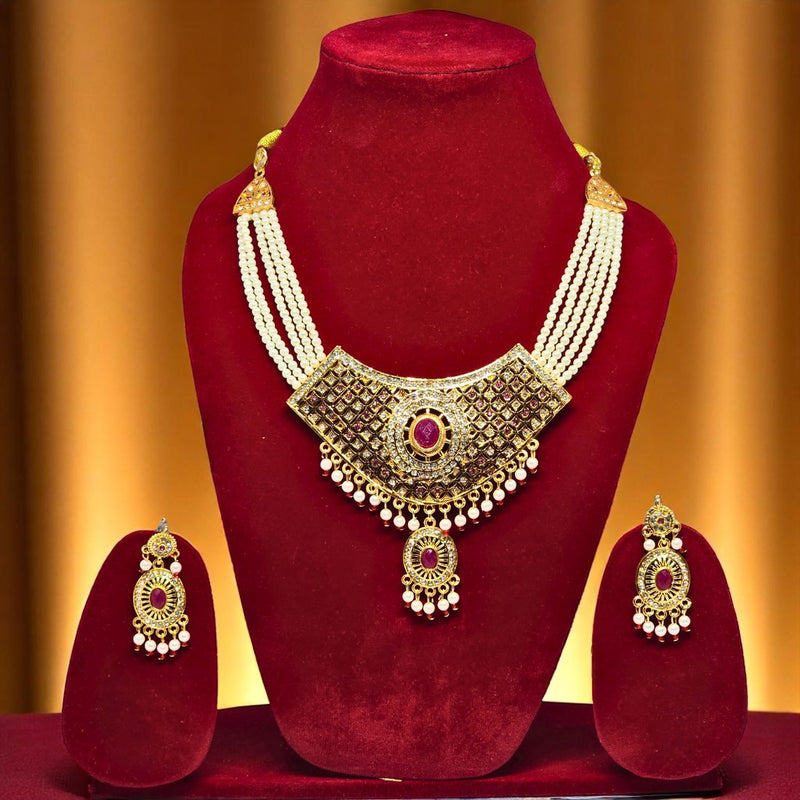 Choker Necklace Set with Earring for women
