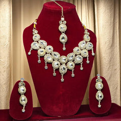 Golden Monalisa Jewellery Set for Women and Girls
