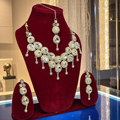 Golden Monalisa Jewellery Set for Women and Girls