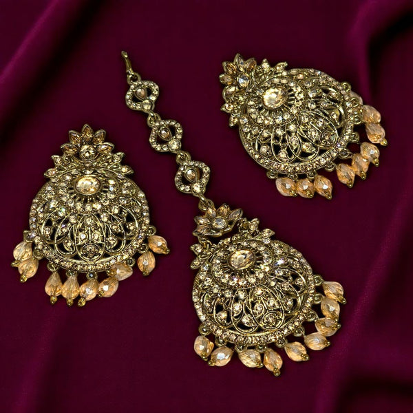 Stunning Earrings with Maangtika For Women & Girls