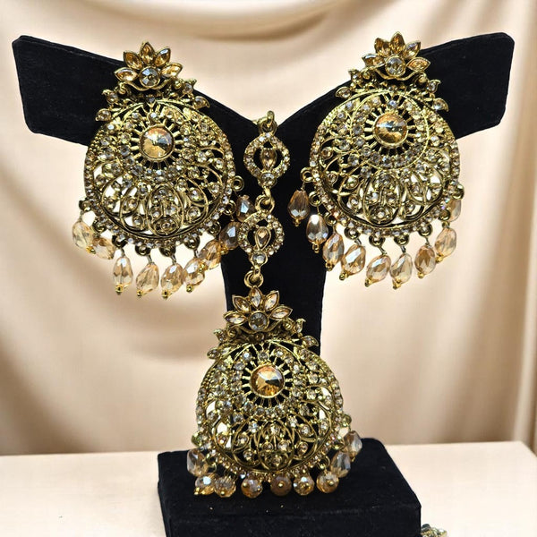Stunning Earrings with Maangtika For Women & Girls