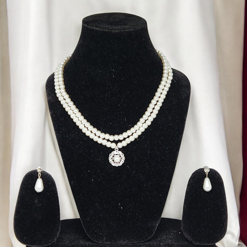 Premium White Pearl Jewellery Set for Girls & Women | Party & Wedding Wear