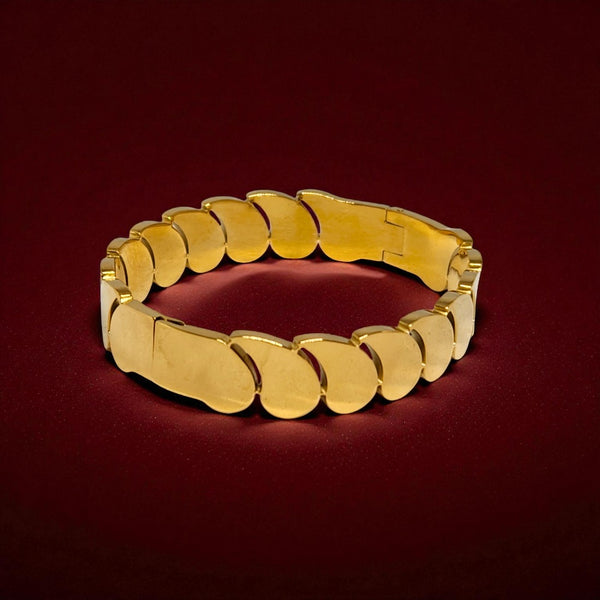 Gold Plated Stainless Steel Anti Tarnish Bracelet