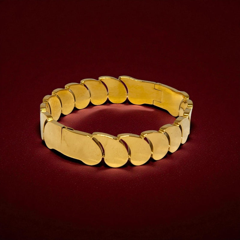 Gold Plated Stainless Steel Anti Tarnish Bracelet