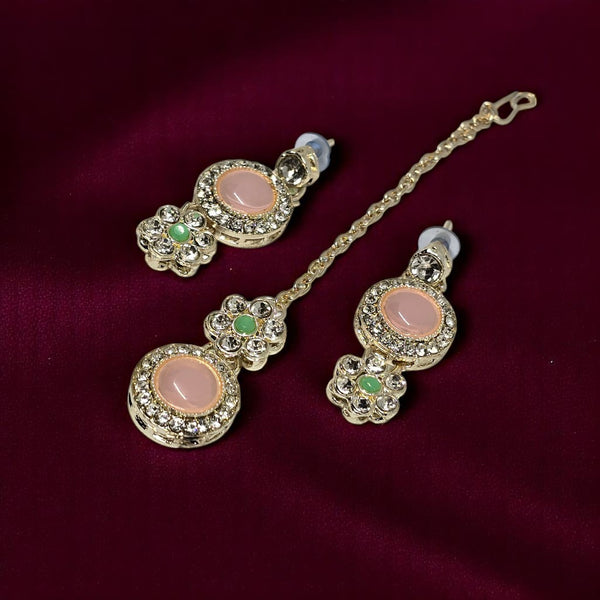 Green and Pink Monalisa Jewellery Set – Timeless Beauty for Every Occasion