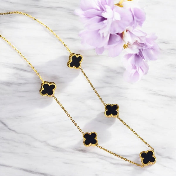 Stylish Anti Tarnish Gold Plated Pendant with Chain for Women and Girls Stainless Steel Waterproof Pendant