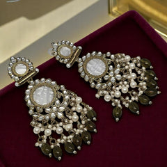 Kundan Long Earrings