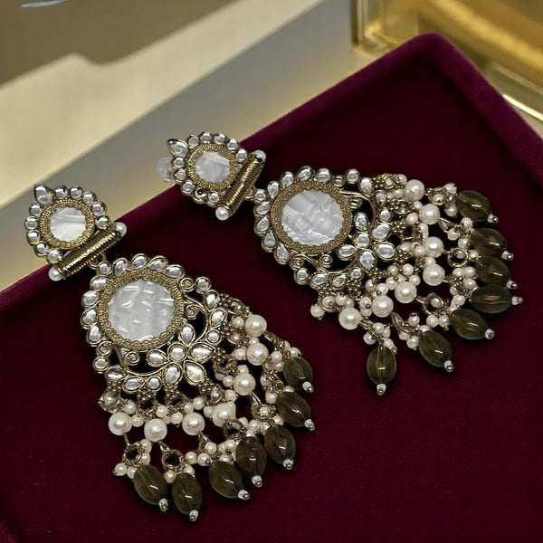 Kundan Long Earrings