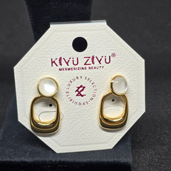 Anti Tarnish Gold Plated Earring Set