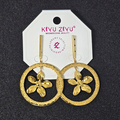 Gold Plated Stainless Steel Anti Tarnish Earrings