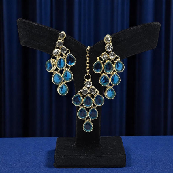 Necklace Jwellery Set with Earring & Maangtika for women