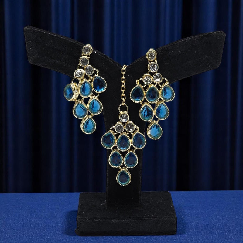 Necklace Jwellery Set with Earring & Maangtika for women