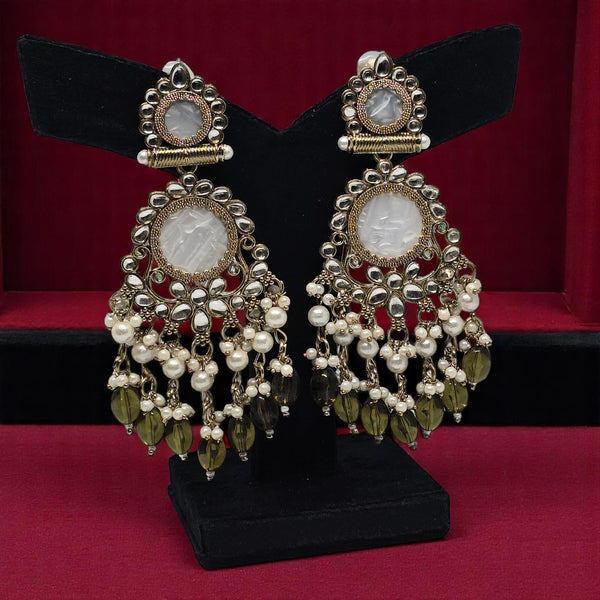 Kundan Long Earrings
