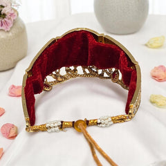 Traditional Rajputi Gold Plated Adjustable Bajuband For Women