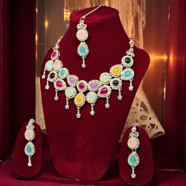 Monalisa Multi Colour Jewellery Set for Women & Girls