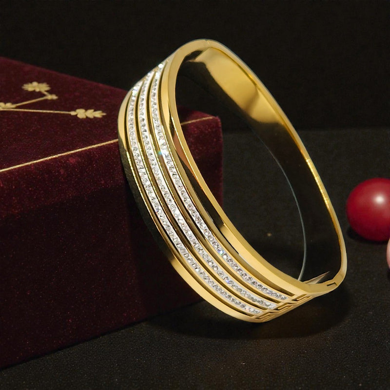 Premium Anti-Tarnish Gold Plated Bracelet | Lightweight Stylish Design | Party & Regular Wear