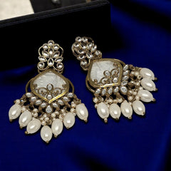 Gold Plated Kundan Earrings