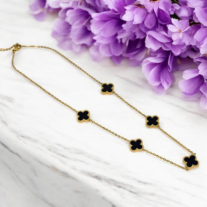 Stylish Anti Tarnish Gold Plated Pendant with Chain for Women and Girls Stainless Steel Waterproof Pendant