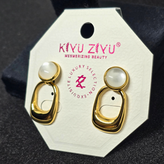 Anti Tarnish Gold Plated Earring Set