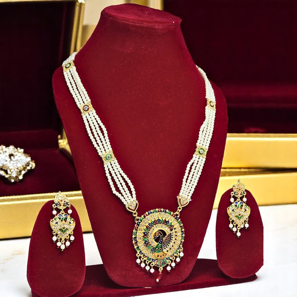 Peacock Choker Maharani Set