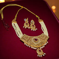 Choker Necklace Set with Earring for women
