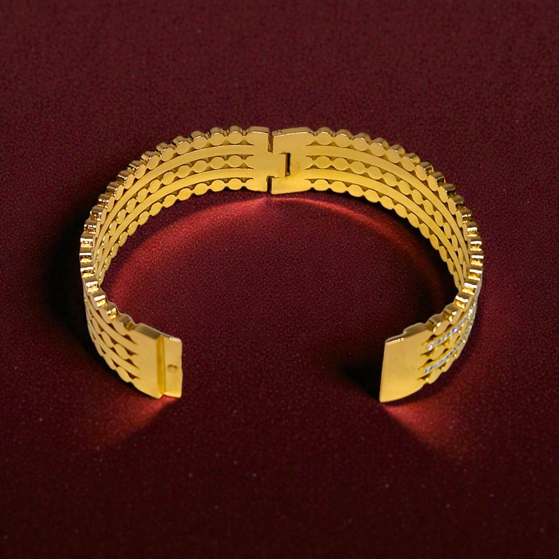 Anti-Tarnish Gold Plated Trendy Bracelet for Women & Girls | Latest Design | Party & Daily Wear