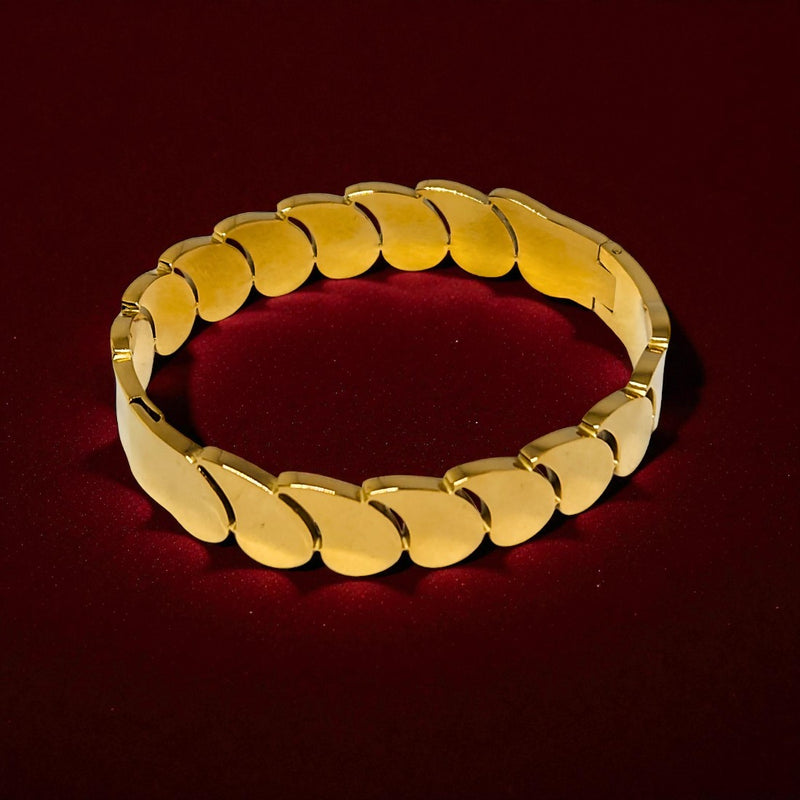 Gold Plated Stainless Steel Anti Tarnish Bracelet