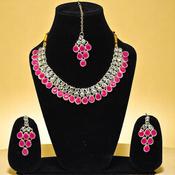 Necklace Set with Earring & Maangtika for women