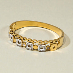 Premium Anti-Tarnish Gold Plated Bracelet for Women – Sparkling Stone Studded Design