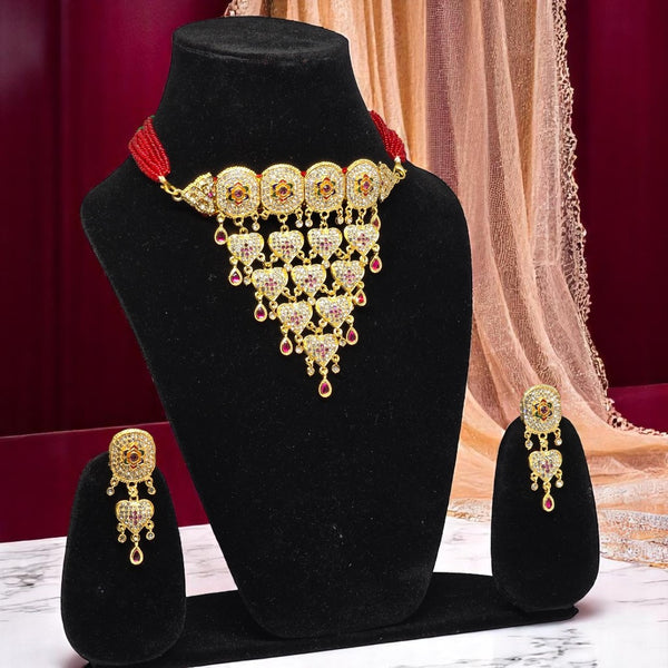 Rajputi Chocker Necklace with Earrings