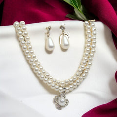 Premium White Pearl Jewellery Set for Girls & Women | Party & Wedding Wear
