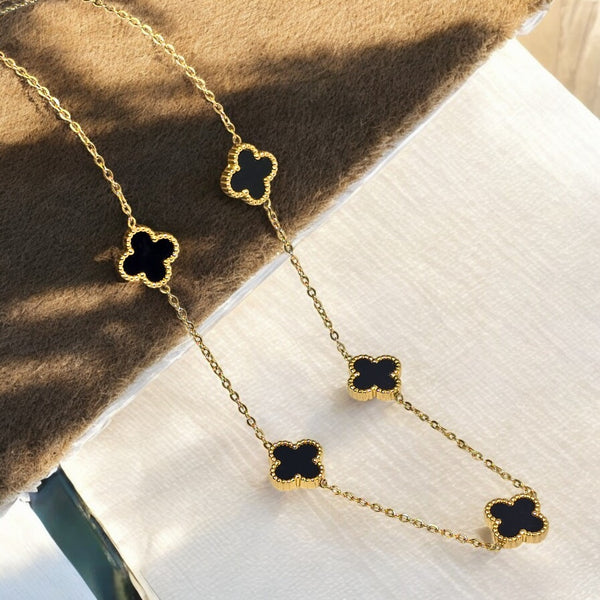 Stylish Anti Tarnish Gold Plated Pendant with Chain for Women and Girls Stainless Steel Waterproof Pendant